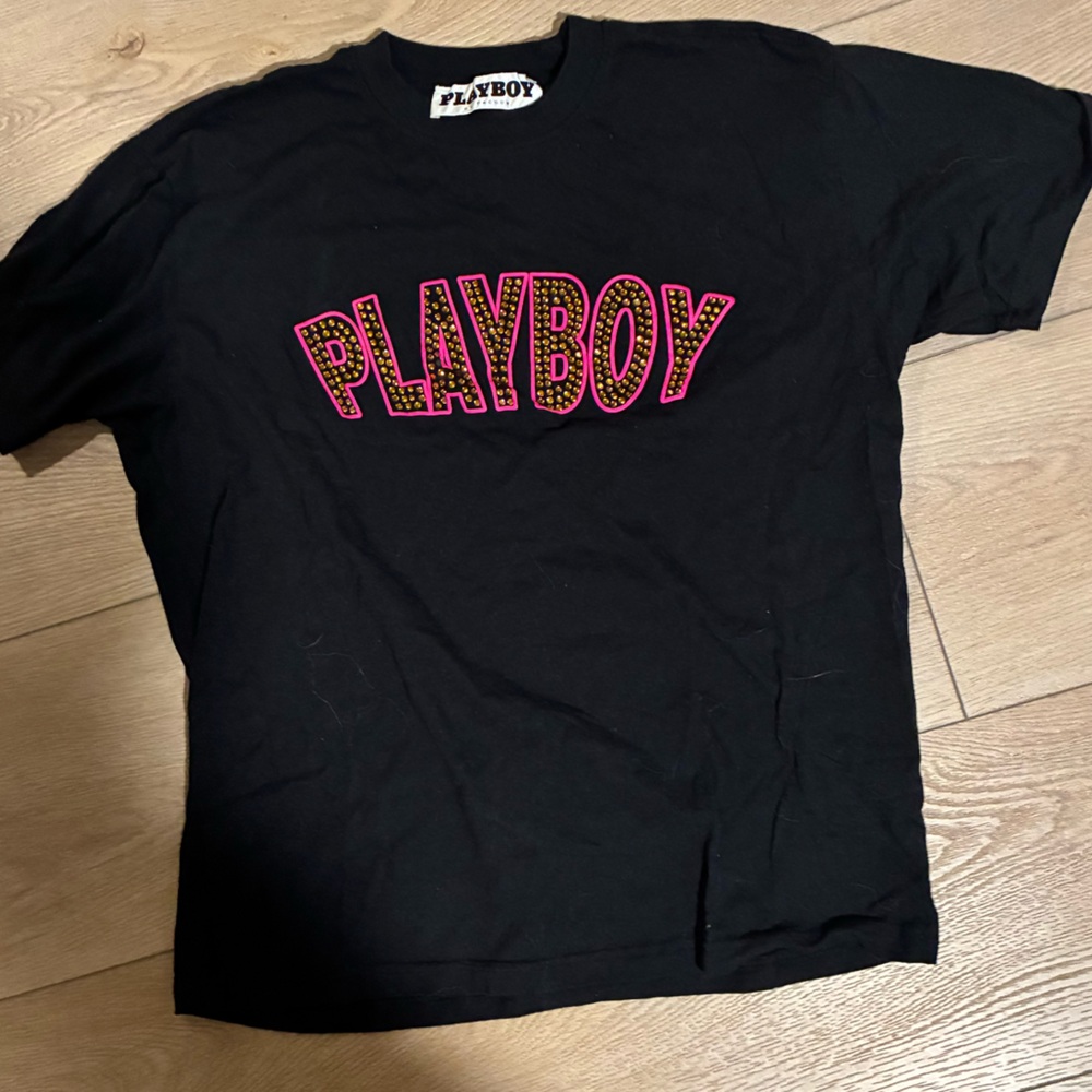 Playboy x PacSun Graphic Tee Black Logo Shirt